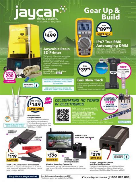 jaycar product catalogue.